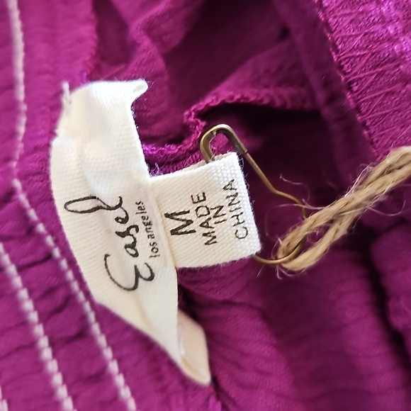 NWT 🌼 Easel Wide Leg  Palazzo Pants  Size Medium - Picture 5 of 7